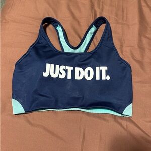 Nike Women's Blue Sports Bra
